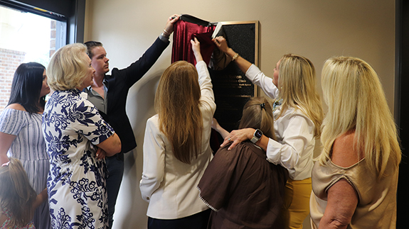 James Core memorial unveiled at STPN-Folsom clinic